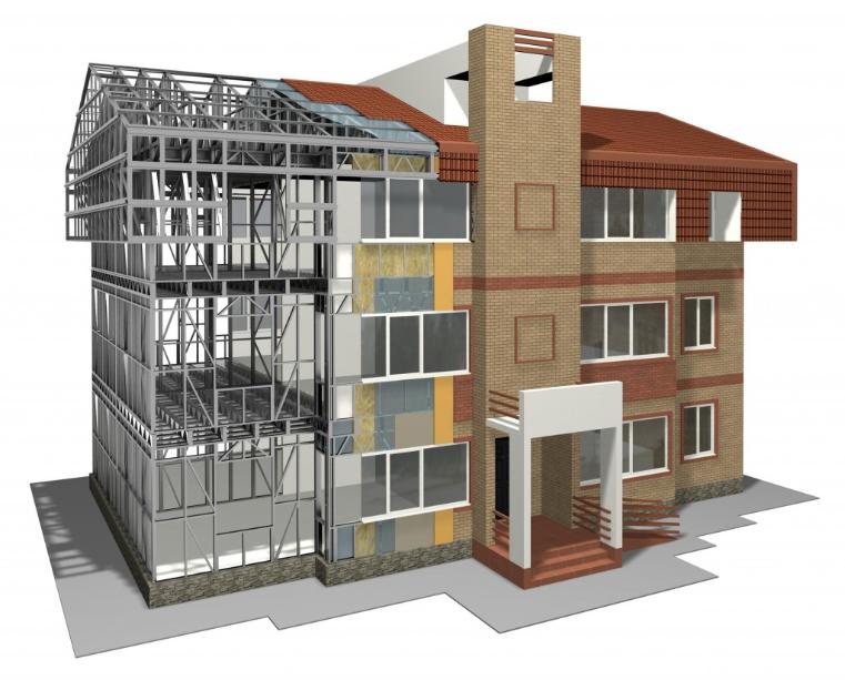 Здания средней этажности: выбор материала